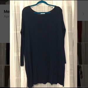 Navy blue tunic